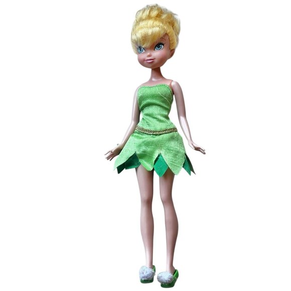 Disney Other - Disney Tinkerbell Doll 2010 Blonde Hair Green Dress Collectible
